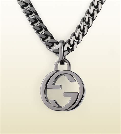 gucci interlocking g's jewelry|Gucci interlocking g silver pendant.